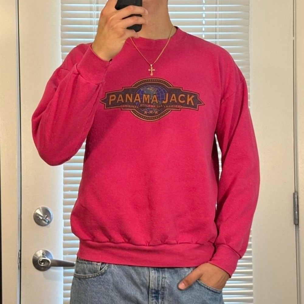 Vintage Pink Panama Jack Sweatshirt XL